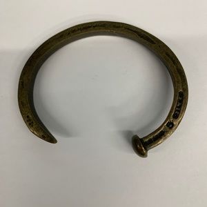 Giles and Brother Copper Railroad Spike Cuff